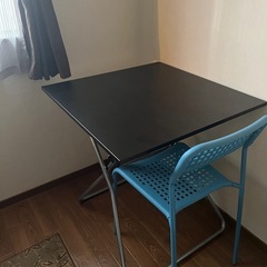 IKEA イケア チェアブルー　SANDSBERG サンドスベリ値下げしましたの画像