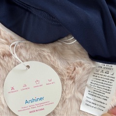 Arshiner スカッツ 女の子用 無地 ネイビー 140cmの画像