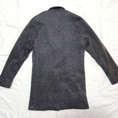 Navy グレー テーラードジャケット Mサイズの画像