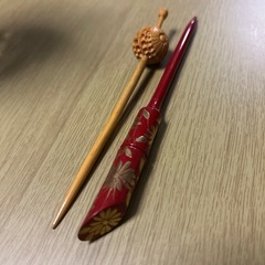 かんざし2本の画像