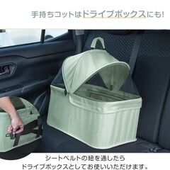 ①　未使用/新品　訳ありドライブボックス　ペットボックス　収納　猫　小型犬の画像