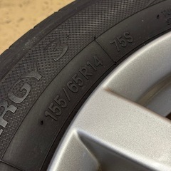 アルミ付き！TOYO NANOENERGY3　155/65R14　の画像
