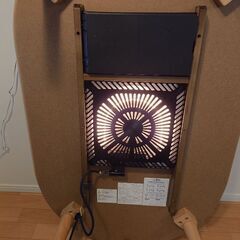 こたつ　木製テーブル 楕円型　リビングテーブル　オシャレなコタツの画像