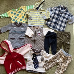 洗い替えに　
ベビー服まとめて10点セット(70cm)の画像
