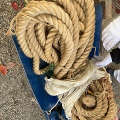 綱引き用の綱　　36メートルの画像