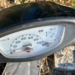 交渉中動かない原チャリの画像