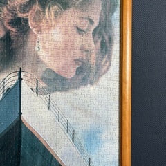 タイタニック パズルアート 木製フレーム付きの画像