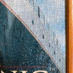 タイタニック パズルアート 木製フレーム付きの画像