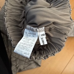 グローバルワーク　チェックスカート  サイズ130の画像