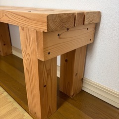 木の台　　　ベンチの画像