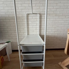 ハンガーラック収納の画像