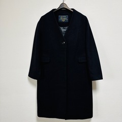 SLOBE IENA  ロングコート ブラック  ウール100%の画像