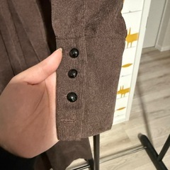 秋冬ワンピース　茶色の画像