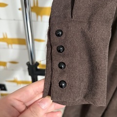 秋冬ワンピース　茶色の画像