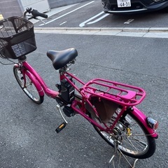 Panasonic gyutto 電動アシスト自転車 ピンクの画像