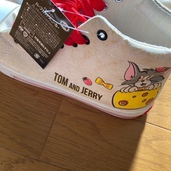 トムとジェリー　ハーフカットスニーカーの画像