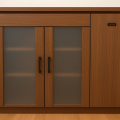 ニトリ　美品　キャビネットの画像