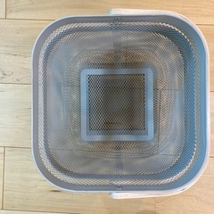 IKEA カゴ収納　グレーの画像