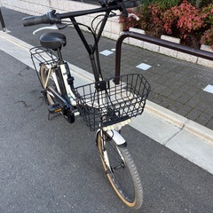 決まりました！Panasonic電動アシスト自転車 ホワイト 前バスケット付き の画像