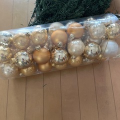 クリスマスツリー130cm オーナメント付きの画像