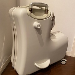 かわいい　子どもが乗れるキャリーケース　スーツケース　キャリーバッグ　動作良好　 静音キャスター　ピンク　キッズ 機内持ち込みの画像