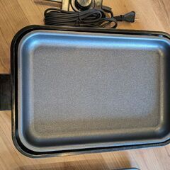 ホットプレート（たこ焼きプレート付き）の画像