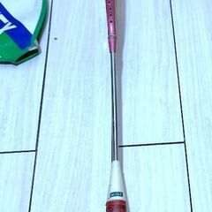 【希少】YONEX 木製バドミントンラケット M-G3 ケース付き ヨネックス 昭和レトロ ビンテージの画像