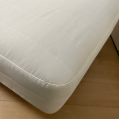 無印　足付きマットレスシングルの画像