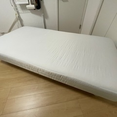 無印　足付きマットレスシングルの画像
