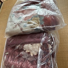 敷布団、毛布、座布団、こたつ掛け布団の画像
