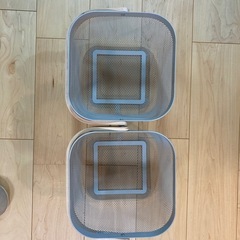 IKEA カゴ収納　グレーの画像