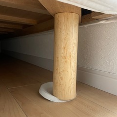 無印　足付きマットレスシングルの画像