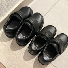 キッズ フォーマルシューズ 17.0 19.0　2点セットの画像