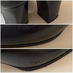 ⦅YSL×REGALコラボ⦆ビンテージ 黒レザーローファーパンプスの画像