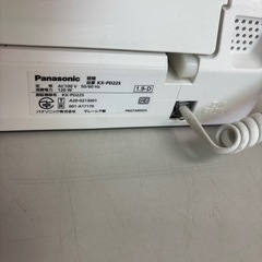 ☆ドリーム荒牧店☆ジモティー割引有☆【クリーニング済み】Panasonic/FAX電話機/KX-PD225-Wの画像