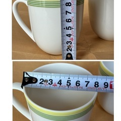 【未使用】たち吉 Adam&Eve カップ２個の画像