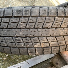 日産エクストレイル純正ホイール付き　ダンロップ　ウインターマックス　215 60 17　スタッドレスの画像