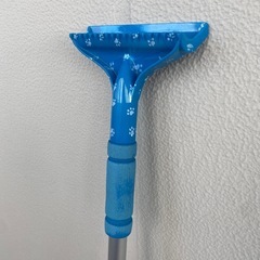 伸縮スノーブラシ(犬の足跡柄/ブルー)の画像