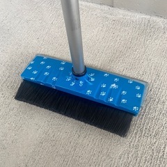 伸縮スノーブラシ(犬の足跡柄/ブルー)の画像