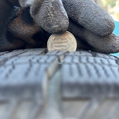 スタッドレスタイヤ　155/65R14 ホイール付きの画像