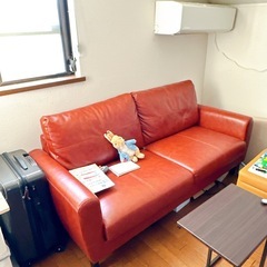 ヴィンテージ風ソファの画像