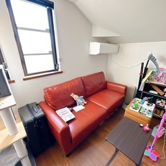 ヴィンテージ風ソファの画像