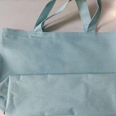 アナと雪の女王　トートバッグ　ラメ入り水色の画像