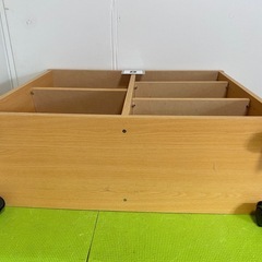 【Ｂ】これは便利‼️ 押入れ収納ラック／フリーワゴン(本棚)奥行26cmの画像