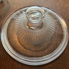 レトロ　ガラスポットの画像