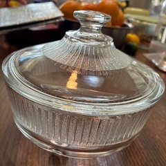 レトロ　ガラスポットの画像