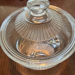 レトロ　ガラスポットの画像