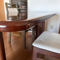 ダイニングテーブルセット　テーブル　椅子の画像