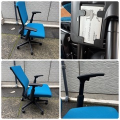 【美品】オカムラ　ESCUDO(エスクード) 　オフィスチェア　事務イス　　okamuraの画像