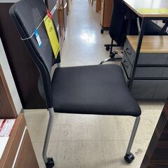 J3253　【リユースのサカイ柏店】　　オフィスチェア　椅子　キャスター付の画像